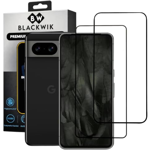 Image of Blackwik Premium Tempered Glass for Google Pixel 8 | 2-Pack