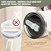 Replacement Leak Proof Tumbler FLIP Lid With Straw - Fit For Stanley ProTour Quencher and Quencher H2.0 20oz,30oz Tumbler (Shale, 20oz and 30oz)