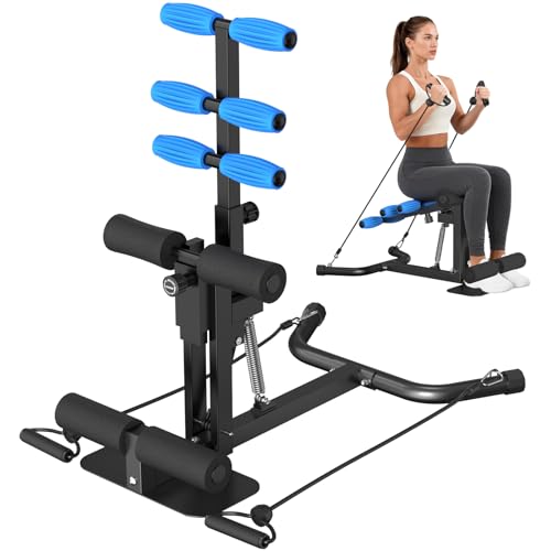 Image of DERACY Squat Machine, Adjustable Leg Workout Equipment, Deep Squat Machine for Women Men, Glutes Exercise Machine for Home Gym