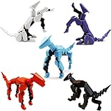 RIZTGAE T13 Action Figure Set,Sensory Toys for Kids with Autism 5 PCS Titan 13 Action Figure 3D Printed Multi-Jointed Movable T13 Dog Fidget Toys Party Favors for Kids 8-12 (Need to Assemble)