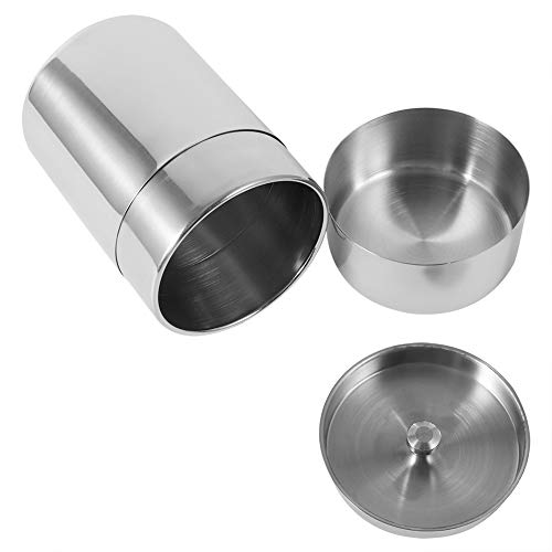 Haofy Latas de té de acero inoxidable, botes de cocina casera para almacenamiento de azúcar de café de té(Small) - Imagen 4