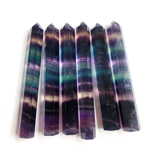 Pierre de guérison en fluorite naturelle pour l'équilibre des chakras