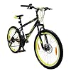 RV-Parts 24 Zoll Fahrrad Mountainbike Kinderfahrrad 21 Gang Scheibenbremse Shimano Gelb