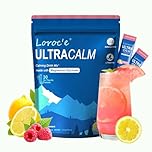 UltraCalm Cortisol Super Drink Packets, Sugar-Free, with Vitamin D, Raspberry Lemonade Electrolytes Powder Packets, 30 Sticks