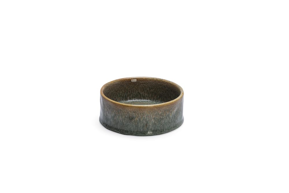 Designed by Lotte Napf Jace, Hundenapf, Keramik, Grün, 13,5 cm - 450 ml