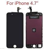 LCD Touch Screen Digitizer Retina Frame Assembly Full Set LCD Touch Screen Replacement For iPhone 6 (4.7 inch) (Black)