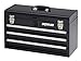 Waterloo MP-2012BK Portable Series 20" wide 3-drawer metal portable chest