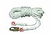 Elk River 49821 Polyester/Polypropylene Construction Plus Lifeline Rope with Snaphook and Thimble Eye Connector, 5/8" Diameter x 25