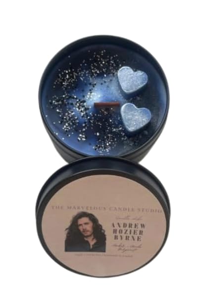 Smells Like Andrew Hozier Byrne Vegan Candles | Pop Culture Gifts | Celebrity Candles | Birthday Gift Ideas | Funny Novelty Gift (4oz Candle)