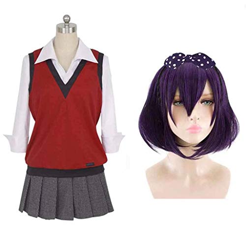 QLSQ Anime Kakegurui Compulsive Gambler Midari Ikishima Cosplay Costume d'école japonaise uniforme robe gilet femme Halloween uniforme Cover