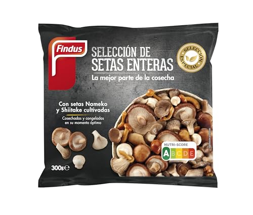 Findus Selección Setas Enteras - 1 Bolsa, 300g