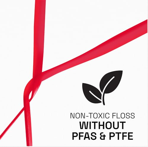 REACH Waxed Dental Floss, Cinnamon, Plaque Remover for Teeth, Shred Resistant, Floss Slides Smoothly, Easy to Use, Waxed, Deep Cleaning Teeth, Oral Care, PFAS Free, for Adults & Kids, 1 Pack, 55 yd - Image 5