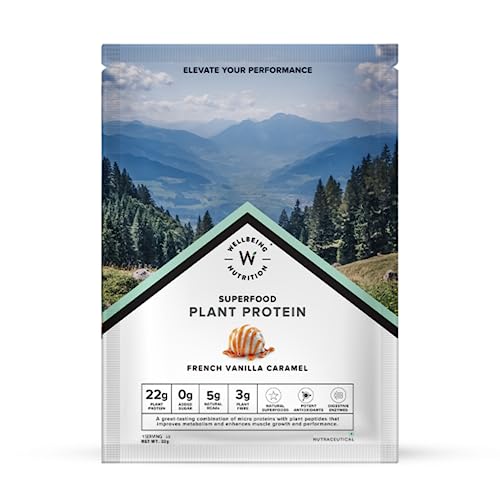Wellbeing Nutrition Organic Vegan Plant Protein Isolate | 22g Protein, 5g BCAA, 3B CFU Probiotics, Enzymes, 3g Fiber, 5 Alkalizing Greens | NO Bloating, Easy to Digest| Belgian Dark Chocolate, 500gm product image 10