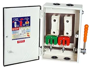 SELVO 63A 240V Double Pole Rewireable Switch Fuse Units