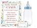 Baby Shower Bottle Game Candy Guessing Game with 11" Baby Bottle Bank and 30 Cards (Blue)