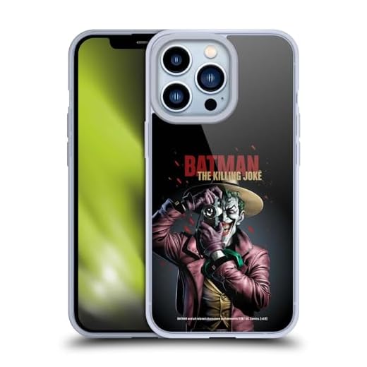 Head Case Designs Licenciado Oficialmente Batman DC Comics Joker La Broma de Matar Fundas de cómics Famosas Carcasa de Gel de Silicona Compatible con Apple iPhone 13 Pro