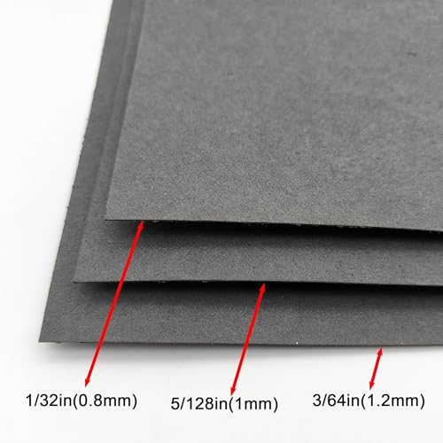 Strongthium 6 Stk Dichtungspapier 0,8/1,0/1,2 mm 37 x 29cm Dichtungsmaterial Öl-fest Benzinbeständig für Benzin KFZ PKW Auto Motorrad Roller Vergaser Selber Schneiden Universal Asbestfreies