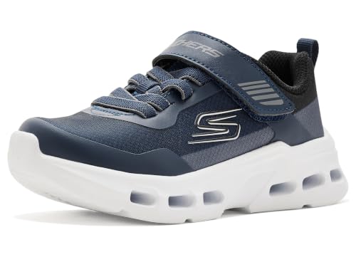 Zapatillas Skechers Glide-Step Drift Zorzox para niños en textil marino y gris