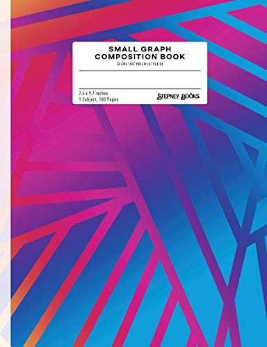 Small Graph Composition Book: Geometric Prism (Style D) (Geometric Prism-D)