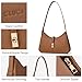 CLUCI Shoulder Bag for Women, Purses for Women, Handbag Hobo Bags Vegan Leather Crossbody Purse with Adjustable Strap Brown
