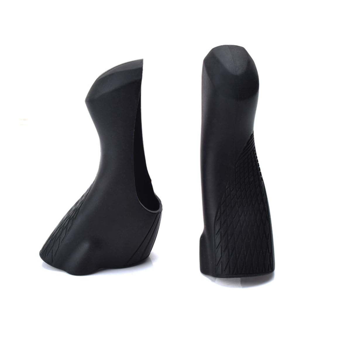 HOUSON Bicycle Handle Rubber Set, Brake Lever Cover, Gear Lever, Silicone Cover, Black, 2 Count, L, Modern, Durable, Easy to Install, Outdoor, S-himano R7000/R8000