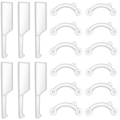 LXUEJIE 6 Pairs Nose Lifter Nose Shaper Noses Up Lifting Shaping Clip Noses Job Insert for Rhinoplasty Shaping No Pain Invisible Shaper Tool Straightening Beauty Kit Women Men (White)