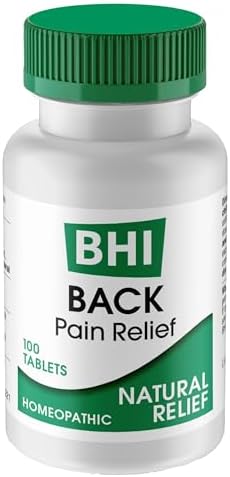 MediNatura BHI Back Relief Fast-Dissolving Tablets, 100 Count