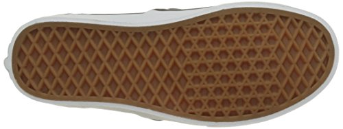 Vans Women's Asher Sneaker, Perf Leather Black, 8.5