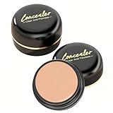 LHUDILS Concealer Augenringe Unreinheiten Akne Rötungen Pigmentflecken 2 Dose 15g pro Dose Naturfarbe Abdeckstift Gesicht Visagisten Starke Deckkraft Langanhaltende Schwitzfeste
