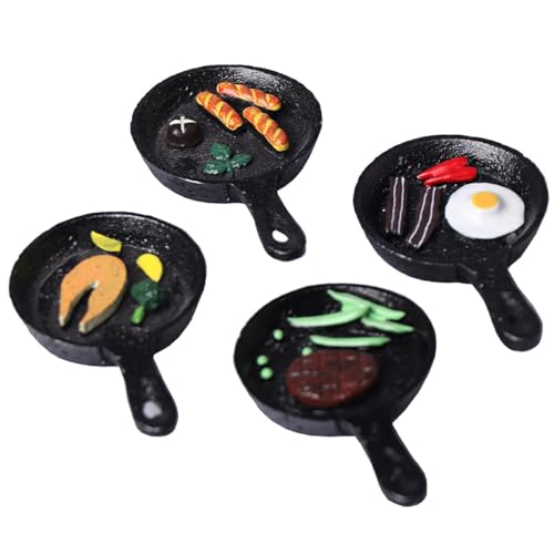 Yardwe 4pièces Aimants Réfrigérateur Poêles à Frire Décoration Cuisine Originale
