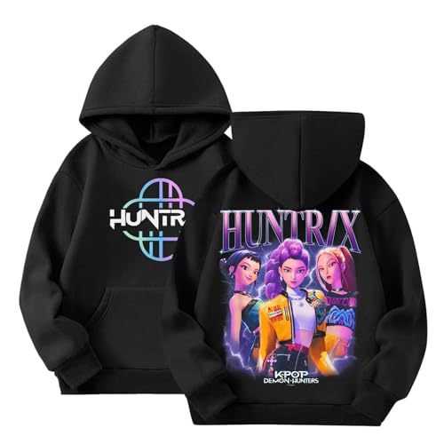 K Pop Demon Hunters Logo Merch Hoodies Girls Vintage Y2k Pullover Hip Hop Streetwear Oversized Fashion Long Sleeve Hooded Sweatshirt for Kids 4-14Y K Pop Demon Hunters Logo Merch Hoodies Girls Vintage Y2k Pullover Hip Hop Streetwear Oversized Fashion Long Sleeve Hooded Sweatshirt for Kids 4-14Y