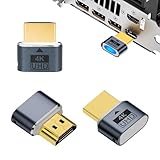 【Moniteur Virtuel】Ce plug HDMI factice reproduit l’EDID d’un véritable écran, ce qui permet à l’ordinateur de fonctionner stablement en mode sans écran, même sans moniteur physique connecté. Il est parfait pour les accès à distance, les calculs intensifs ou le minage, car le GPU conserve toute sa performance sans risque de panne ou de perte de puissance.