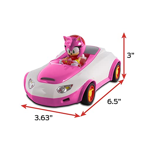 NKOK Team Sonic Pull Back Racer - Amy Rose miniatura 3