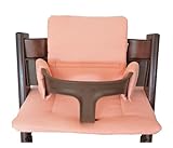 Shabany® Hochstuhl Sitzkissen 100% Bio Baumwolle | Classic Kissen Sitzbezug | Hochstuhlauflage | 2 teilig passend für Stokke Tripp Trapp Kinderhochstuhl | maschinenwaschbar | einfache Befestigung