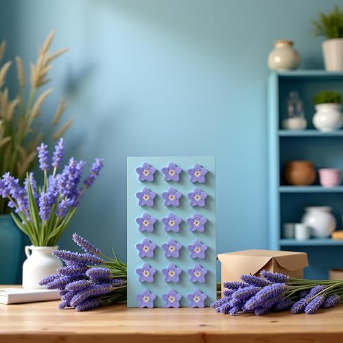 Flores Secas Azules Olvídame No 20 Piezas para Decoración DIY miniatura 5