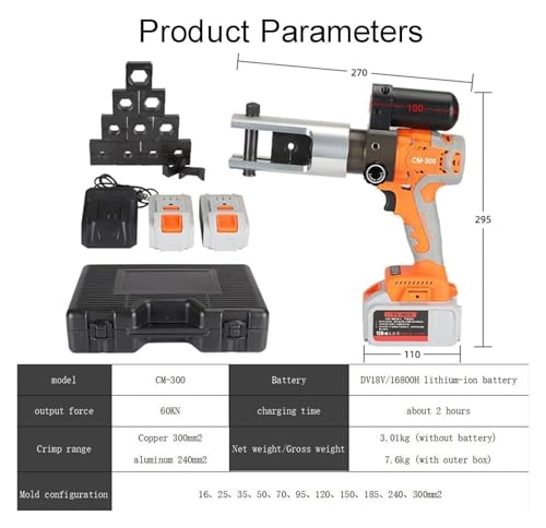 Outils de sertissage hydrauliques autonomes pour câbles de forte section - 3