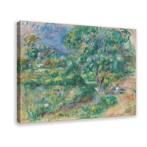 Toile Renoir Pierre-Auguste : décoration murale salon avec cadre suspendu