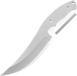 Knife Making Kit - Arctic Skinner - DIY Fixed Blade Series - (Blade Blank & Pinstock) - (Gift Boxed) - (USA Design) - (by KnifeKits) - EZSMITH