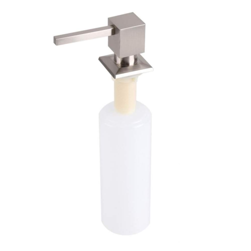 300 ML Distributeur De Lavage À La Main Inoxydable, Acier Tête Évier Savon Liquide/Shampooing Distributeur De Lotion Salle De Bains Cuisine Distributeur De Savon Pompe
