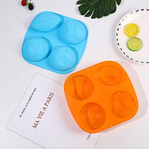 Molde de silicona para cubos de hielo deportivos gigantes miniatura 3