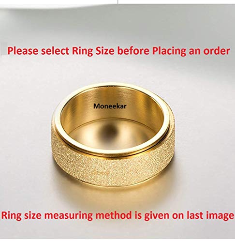 Image of Moneekar Jewels 18k Stainless Steel Ring for Men and Women
