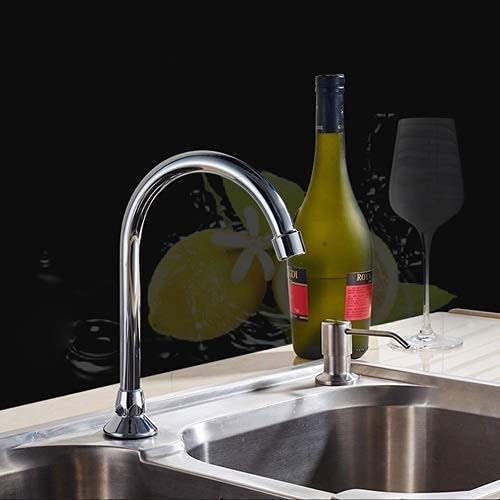Grifo de pedal para cocina de restaurante y fregaderos industriales 4