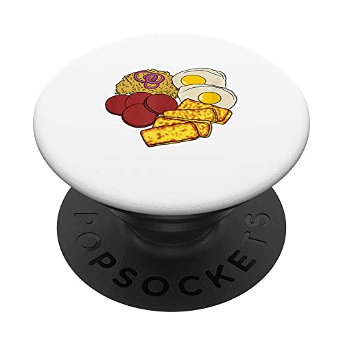 dominican food - Dominican Republic Favorite Food Mangú Salami Queso Frito PopSockets Swappable PopGrip