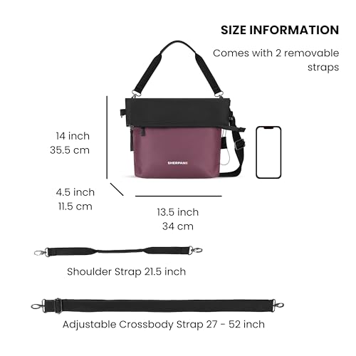 Image of Sherpani Vale, Anti Theft Versatile Crossbody Bag, Fashion Tote Bag, Travel Shoulder Bag, Designer Handbag for Women