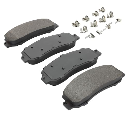 Image of QUALITY-BUILT Front Semi-Metallic Brake Pads, Premium 1001-1069M, Compatible with 2005-2012 Ford (F-250 Super Duty,F-350,F-350 Super Duty,F-450 Super Duty,Lobo)