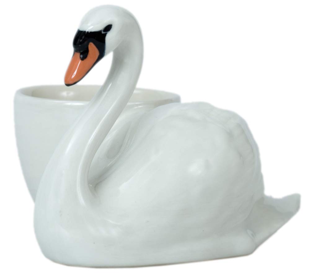 Caille Ceramics - Cygne avec coquetier