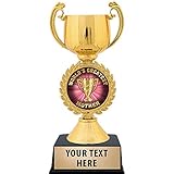 Crown Awards Worlds Greatest Mother Trophy, 7 1/4' Gold World's Greatest Mother Award 1 Pack Prime