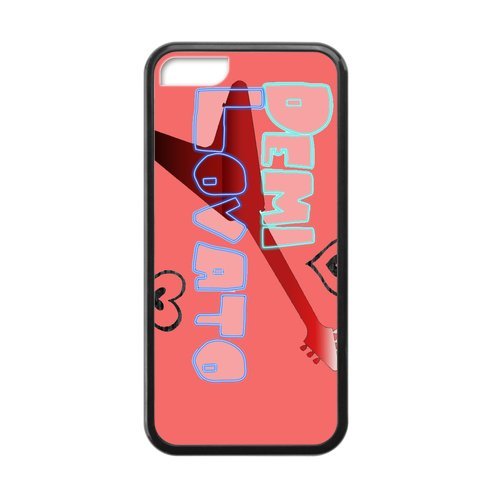 CASECOCO(TM) Demi Lovato Quotes Plastic TPU Case Cover Skin For iphone 5C