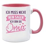 Das mit Herzen und Statement verzierte Motiv eignet sich perfekt und ist ein Must-Have für alle Omas