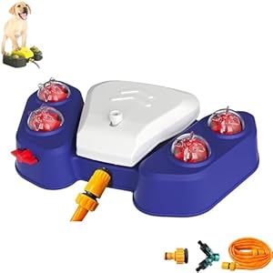 MYDZSWZX Hundesprinkler Trinkbrunnen mit Pfotenaktivierung